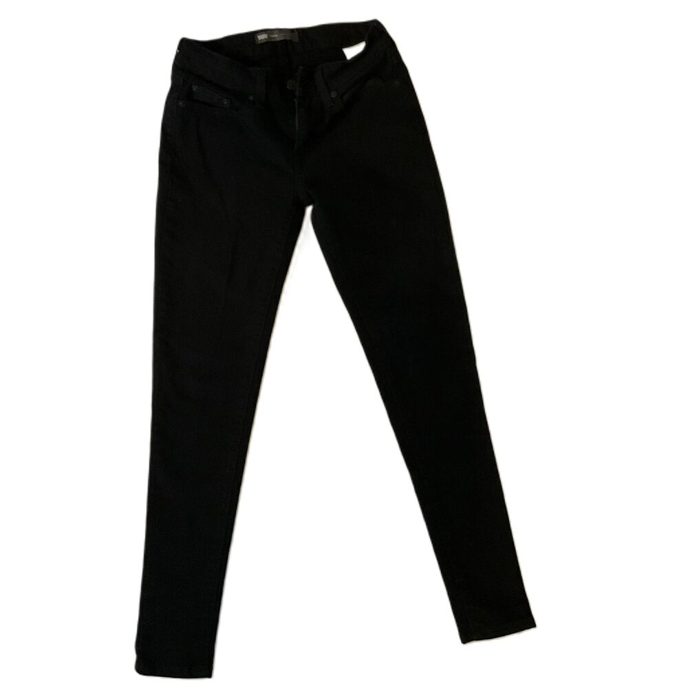 Levis Womens Black Legging Skinny Jeans Size 27x30‎